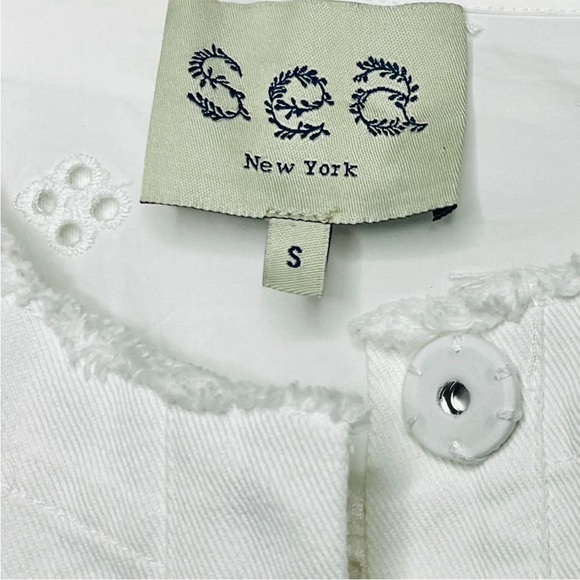 Sea New York Layered Floral Eyelet Jean Jacket - Picture 7 of 13